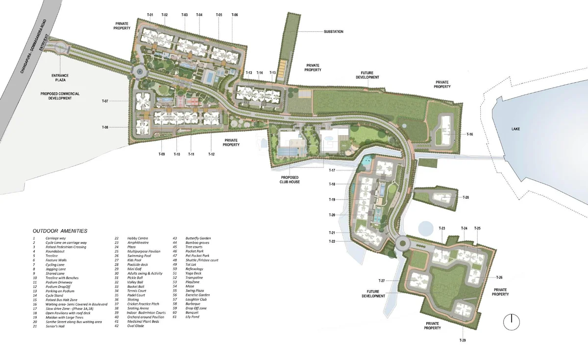 Nambiar District 25 master plan layout